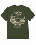 Huntin' Fishin' Lovin' Every Day Green T-Shirt