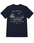You and Me Goin' Fishin' in the Dark Navy T-Shirt