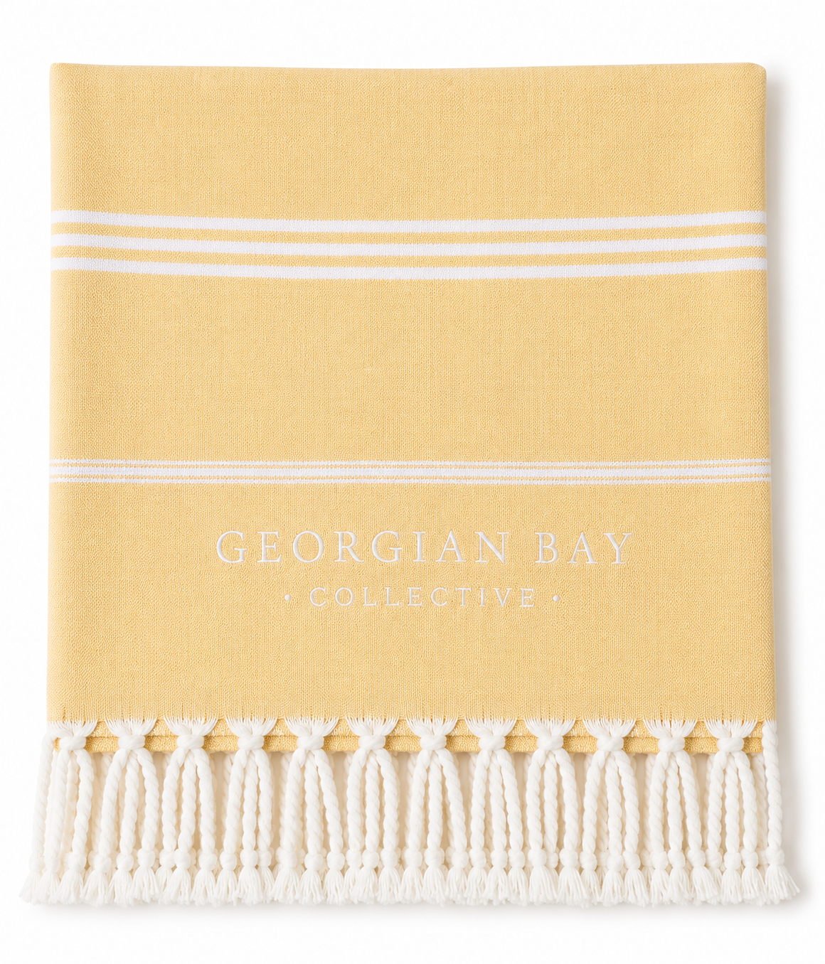 Georgian Bay Collective - Soft Yellow Turkish Towel