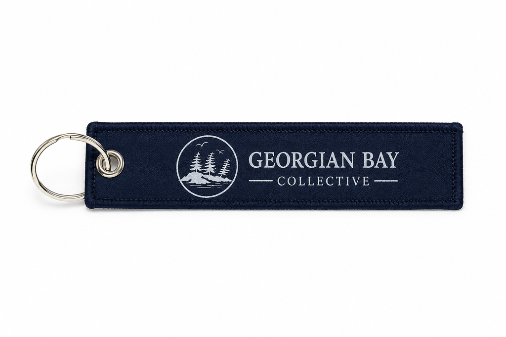 Georgian Bay Collective Navy Keychain