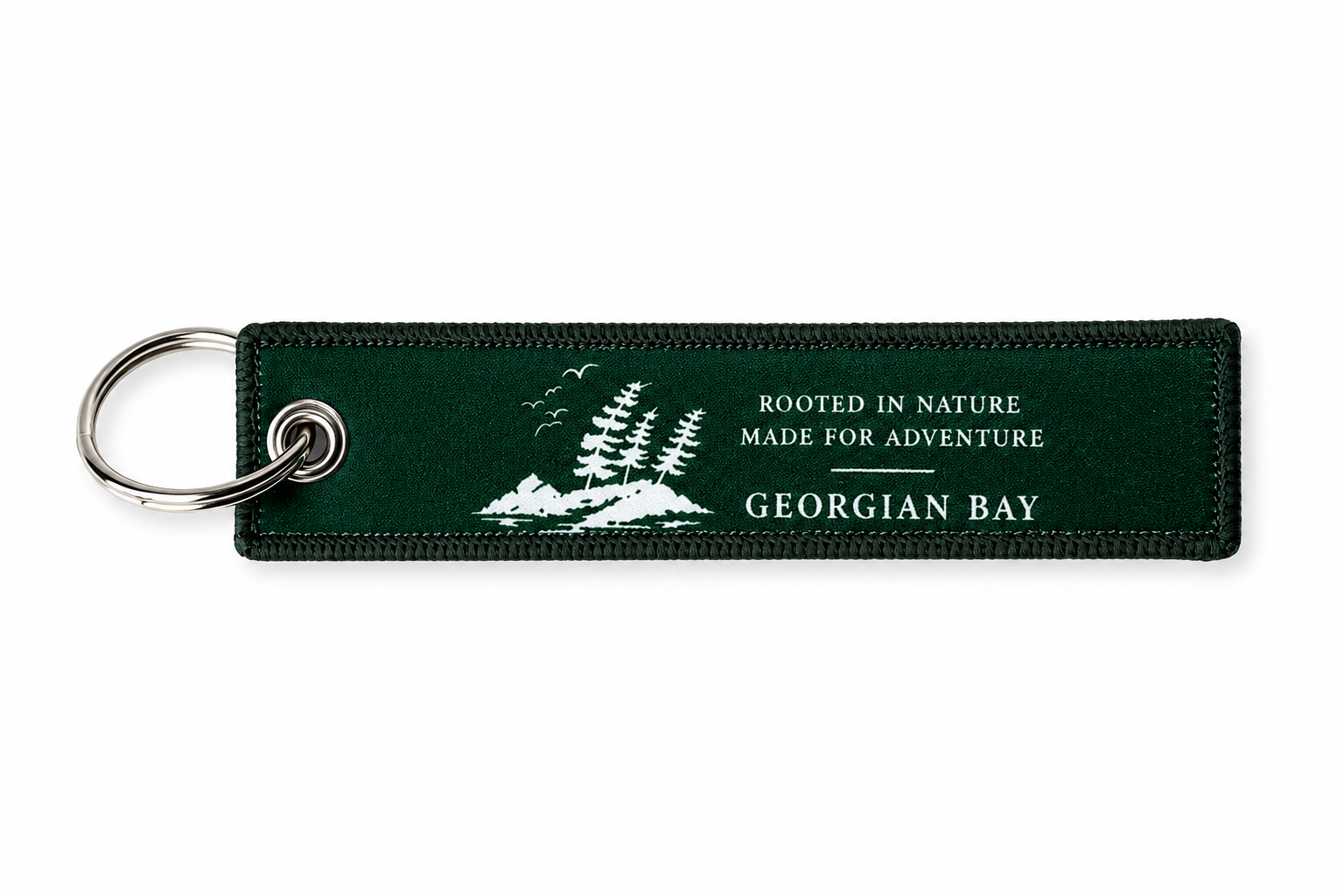Georgian Bay Collective Dark Green Keychain