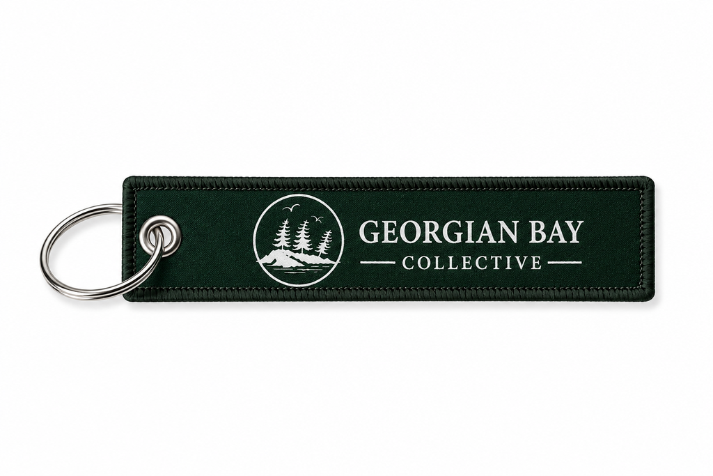 Georgian Bay Collective Dark Green Keychain