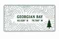 Georgian Bay Coordinates Decal