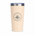 Georgian Bay Island Badge Cream Peach 20 oz Tumbler