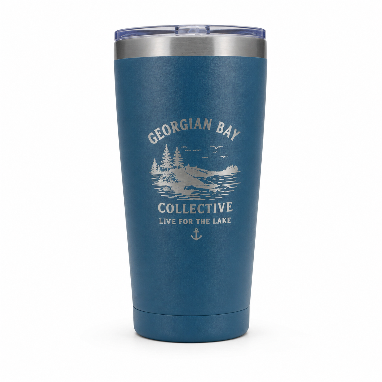 Georgian Bay Navy Blue 20 oz Tumbler