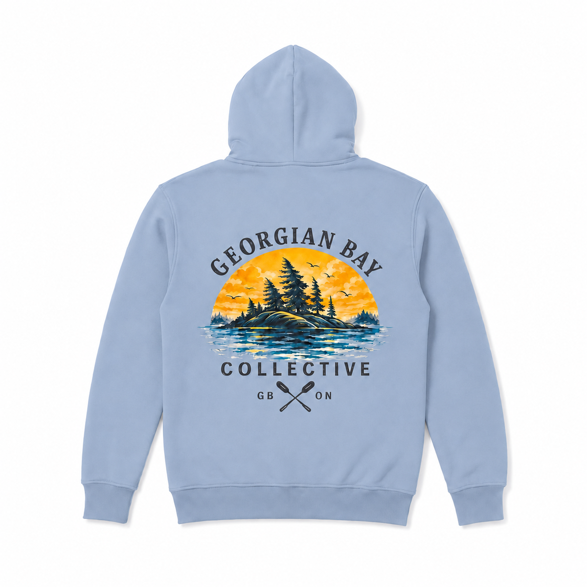 Georgian Bay Golden Hour Hoodie - Blue