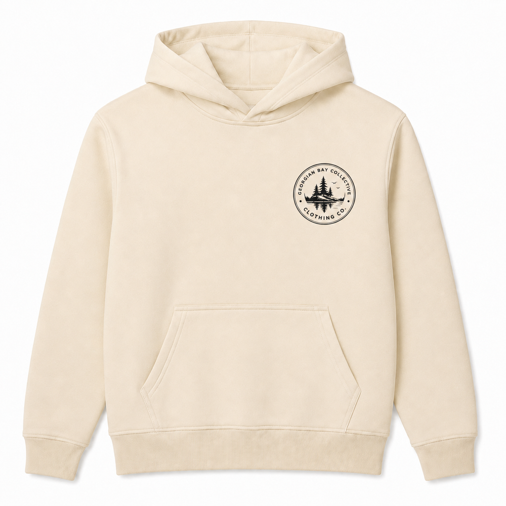 Georgian Bay Golden Hour Hoodie - Cream