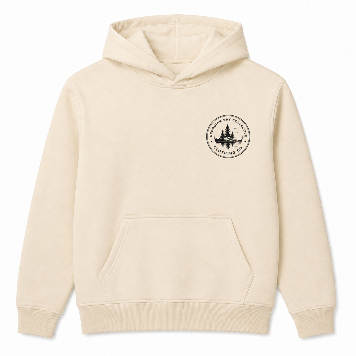 Georgian Bay Golden Hour Hoodie - Cream