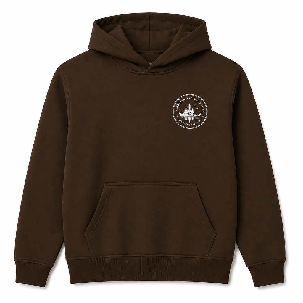 Georgian Bay Golden Hour Hoodie - Brown