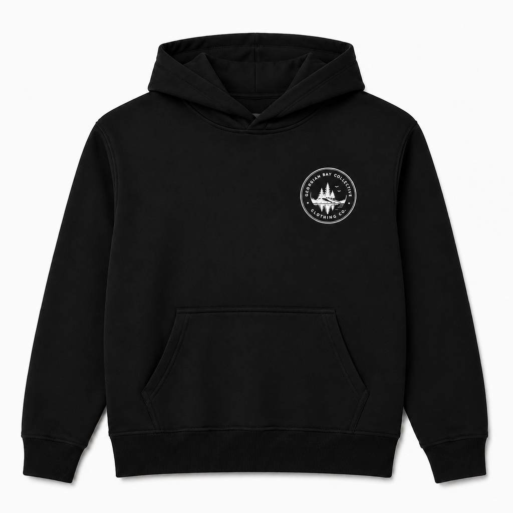 Georgian Bay Golden Hour Hoodie - Black