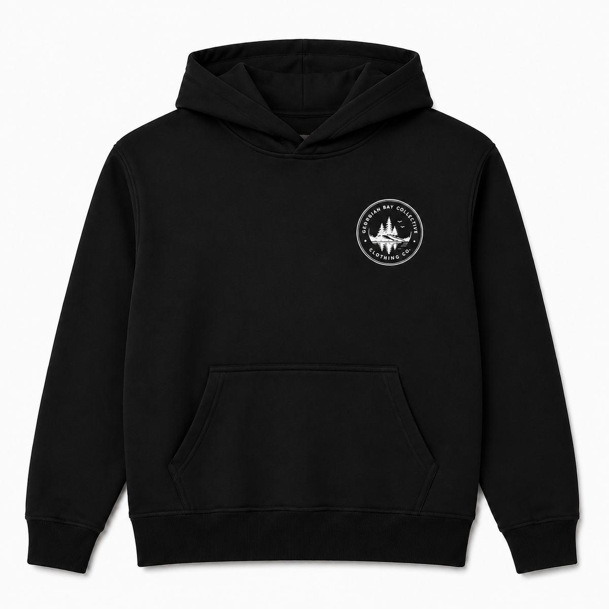 Georgian Bay Golden Hour Hoodie - Black