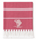 Jumping Bass - Red Turkish Towel