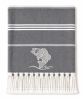 Jumping Bass - Grey Turkish Towel