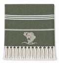 Jumping Bass - Sage Turkish Towel