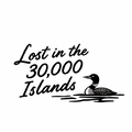 Lost in the 30,000 Islands Decal